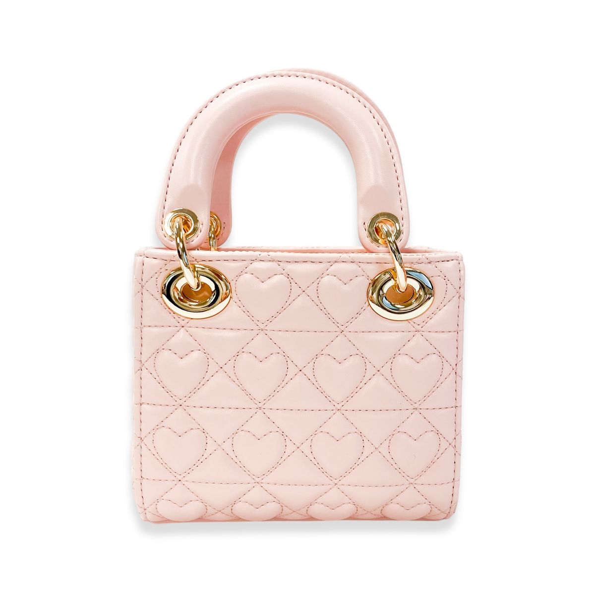 Doe A Dear - Pink Heart Quilted Purse