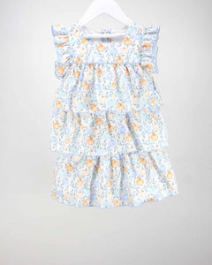Charming Little One - pumpkin fall garden eleanor dress