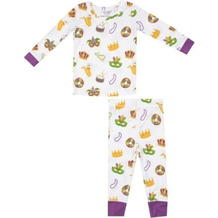 Angel Dear - Mardi Gras Long Sleeve Pajama Set