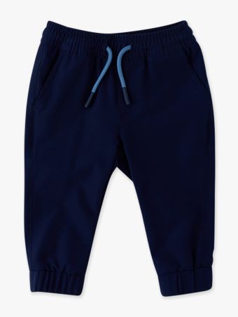 RuffleButts - Dark Navy Stretch Performance Jogger Pants