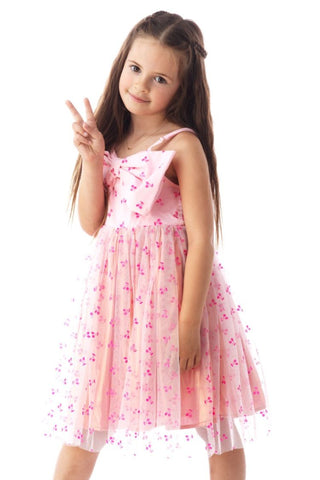 Rockwilde - Pink Tutu Dess With Cherries And Bow