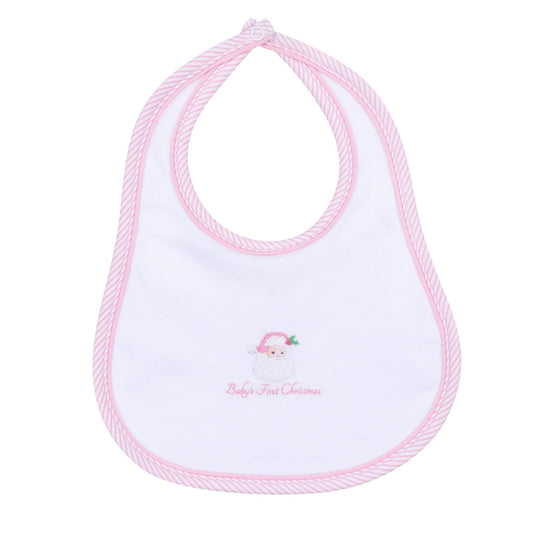 Magonila Baby - Pink Baby's First Christmas Bib