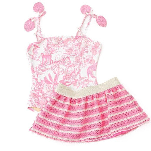 Shade Critters - Pink Paradise Crochet Skirt And One Piece