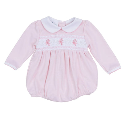 Magnolia Baby - Sweet Peppermint Smocked Bubble