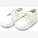 Angel Baby Shoe - White James Hi-Top Boot