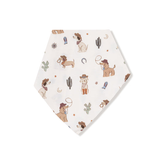 Angel Dear - Cowboy Dogs Bandana Bib