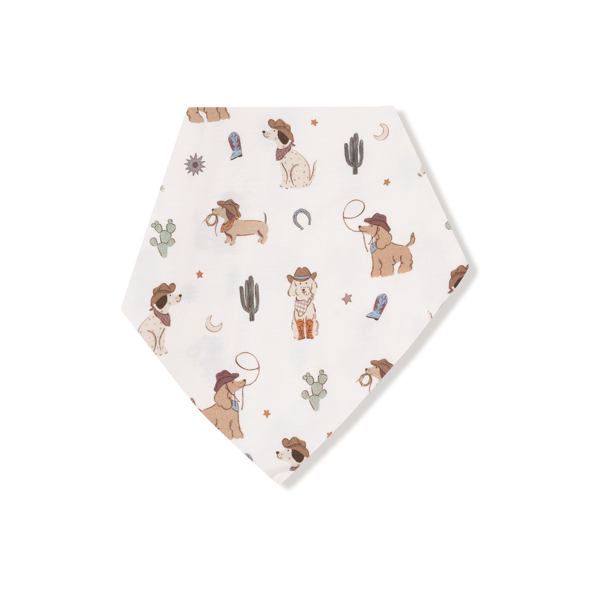 Angel Dear - Cowboy Dogs Bandana Bib