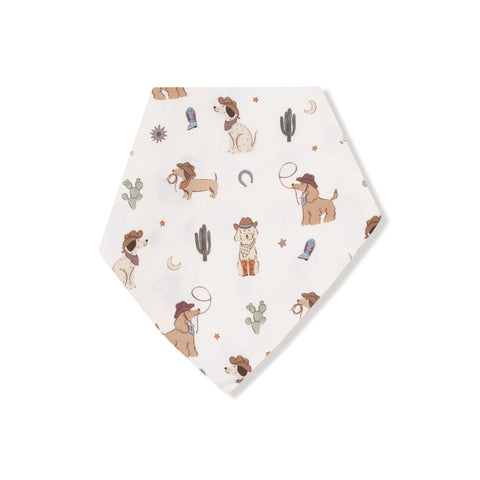 Angel Dear - Cowboy Dogs Bandana Bib
