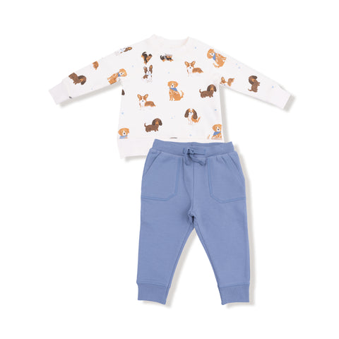 Angel Dear - Best Friend Dogs Sweatshirt + Jogger Set