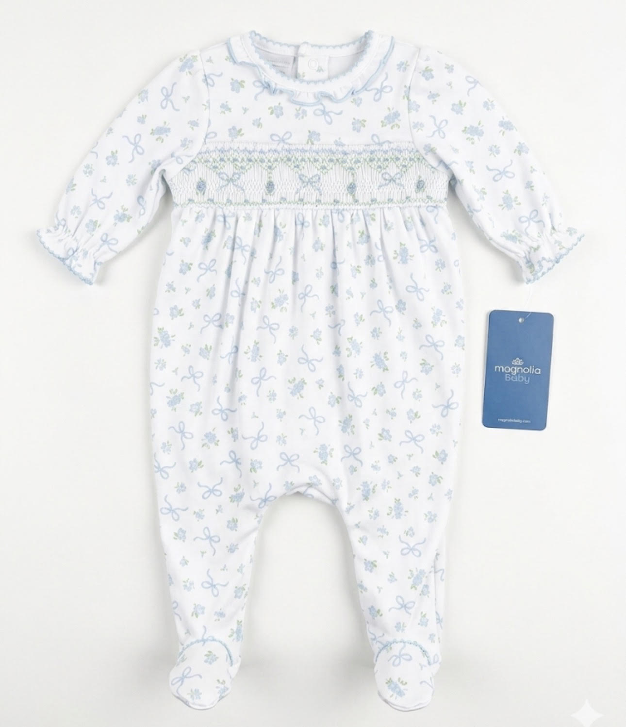 Magnolia Baby - Eloise's Classics Smocked Footie