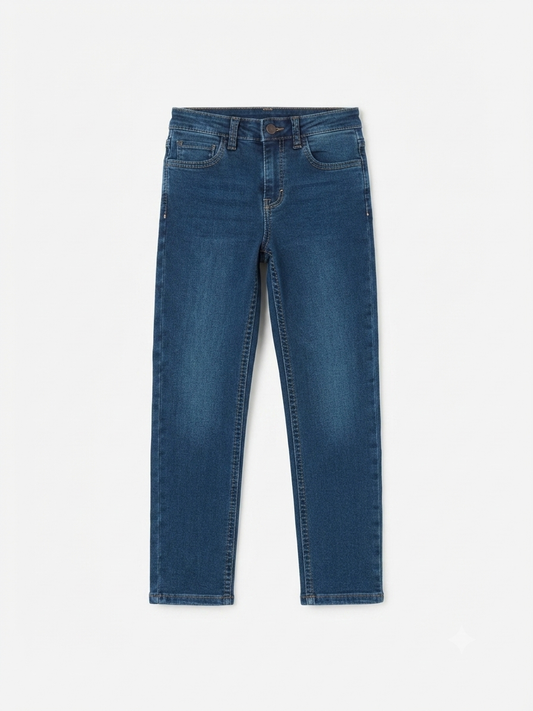 Mayoral - Blue / Black Slim Fit Denim Jeans - Boys