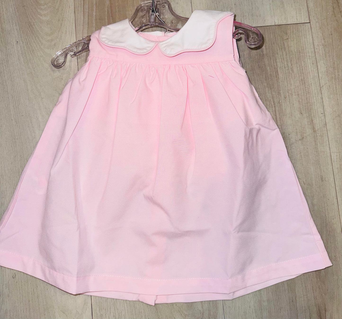 Ishtex - Pink Poplin Infant Dress
