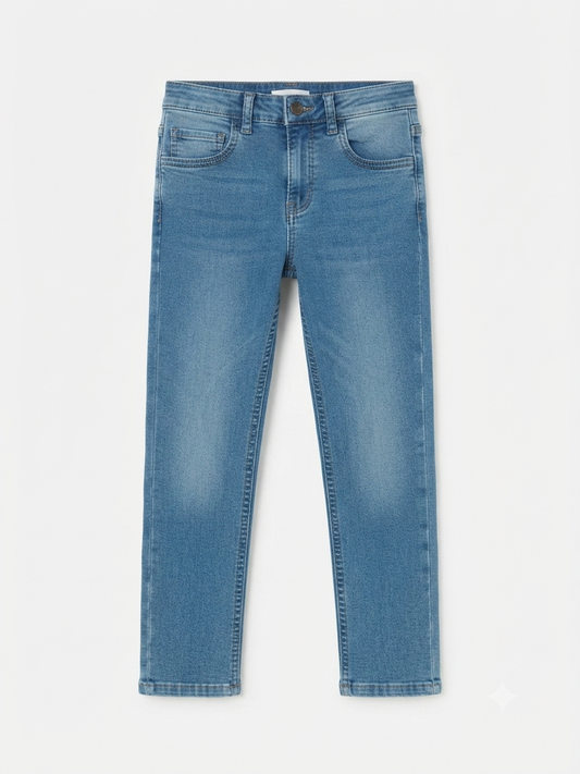 Mayoral - Boy's Light Wash Denim Jeans