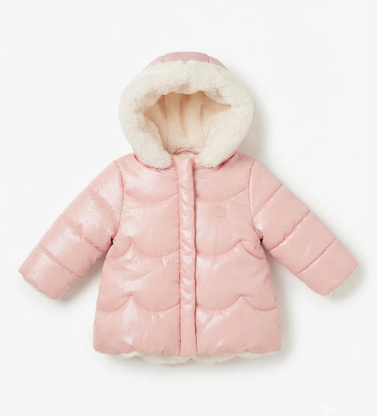 Mayoral - Blush Sparkling Puffer jacket