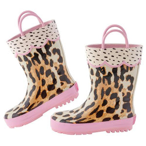 Leopard Rainboots